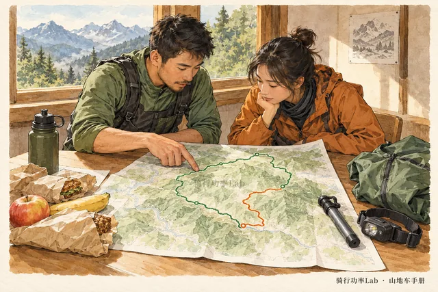 长距离计划同时核对时间、技术难度、补给与退出路线。